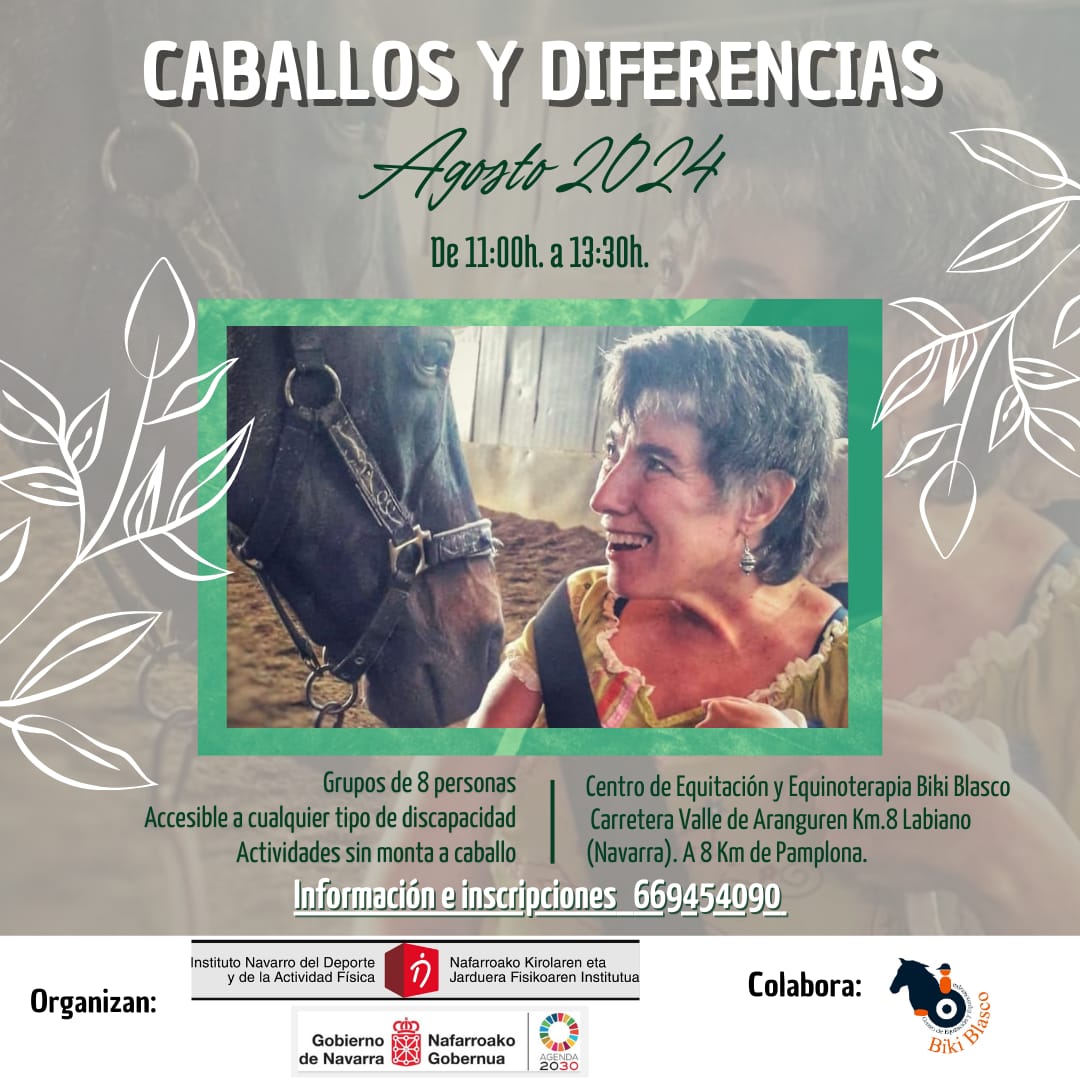 Actividad &quot;Caballos y Diferencias&quot;, organizada por el Instituto Navarro del Deporte y de la Actividad F&iacute;sica